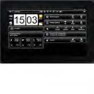 KNX ETS Visualiseringar Visualiseringar Touch skärmar Touch skärm 10" Windows Hjälpspänning 24 V= Energiförbrukning max.
