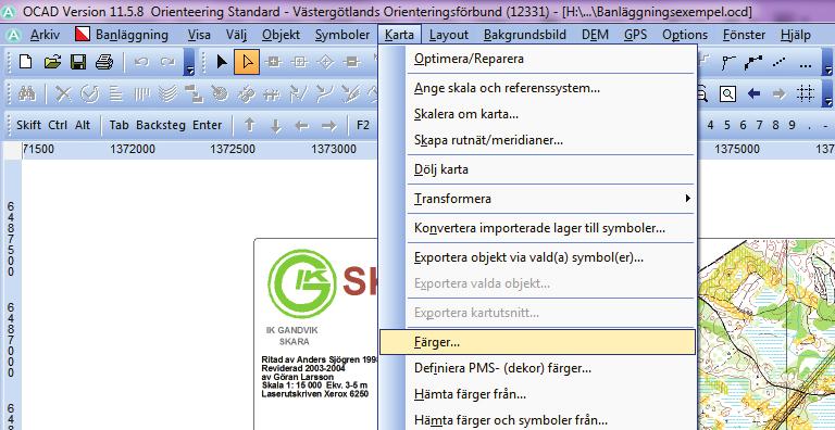 Ung teket Övning 3 - banläggning i CAD CAD är ett flexibelt program där man kan göra mycket egna inställningar. Detta kan särskilt användas när man vill göra teknikövningar.