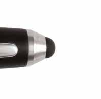 Du får inte bara en snygg penna med bra tryckytor, den är även perfekt att använda på alla telefoner och tablets med touchscreen. Pennan levereras med svart bläck.
