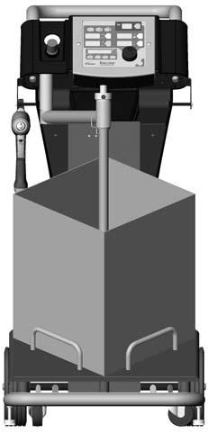 Drift 4 3 Sugrör Pulversäck Pulverbox Vibratorbord Bild 4 2 Uppstart av pulverbox Påfyllningsstart av matningshopper Tag av gummipluggen från hopperns lock och fyll