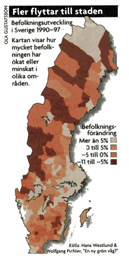 Kartan som informationsbärare Utklipp från Metro