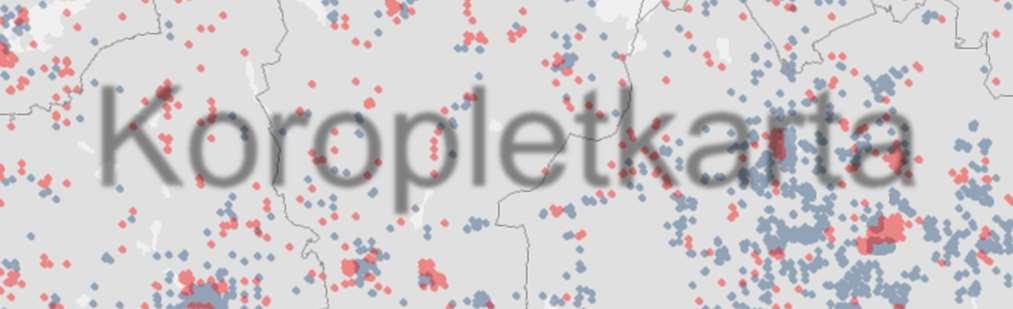 Tematiska karttyper Statistisk karta Isaritmkarta