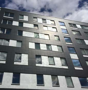 I det finns en del utmaningar när det bl.a. gäller optimala lösningar på olika fastigheters fasadlösningar. Detta inte minst i urbana miljöer där det på grund av t.ex.