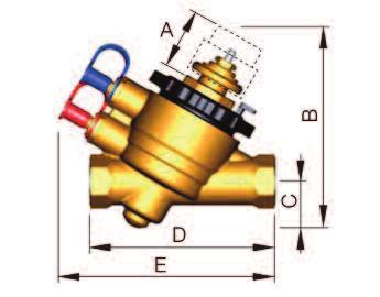 H84408 32 300 3000 35 400 MT-8 / M74 * Fullt öppen ventil utan