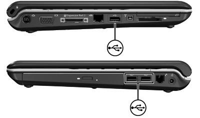 1 Använda en USB-enhet USB (Universal Serial Bus) är ett maskinvarugränssnitt som kan användas för att ansluta extra externa USB-enheter som en mus, diskenhet, skrivare, skanner, hubb eller ett