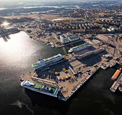 Just nu anpassas färjeläge 511 (den norra kajen) i Värtahamnen för att kunna ta emot kryssningsfartyg som är upp till 260 meter långa.