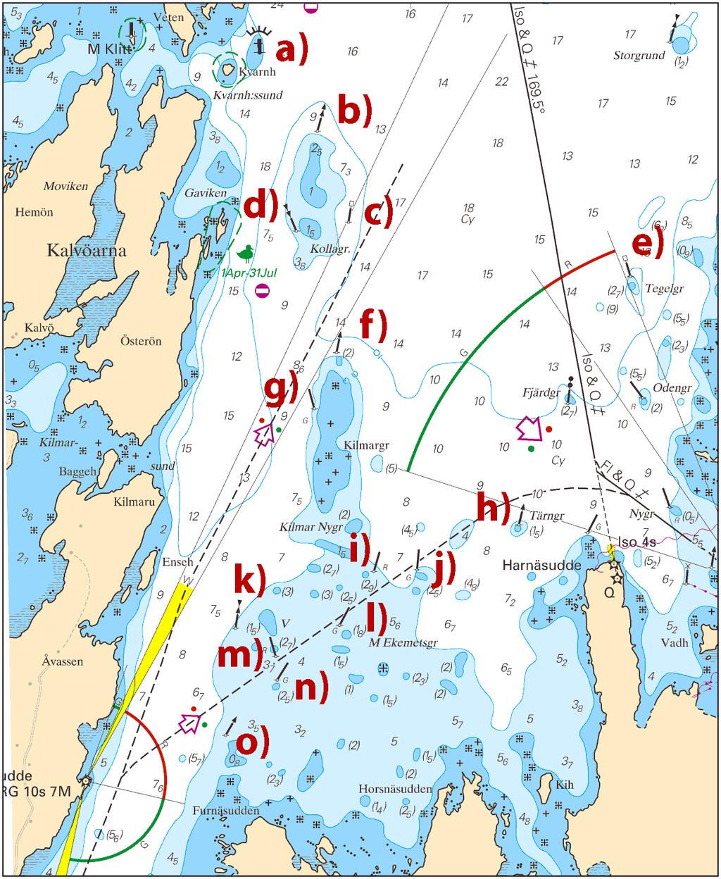 2016-08-25 10 Nr 613 Utmärkning väst om Sjötorp