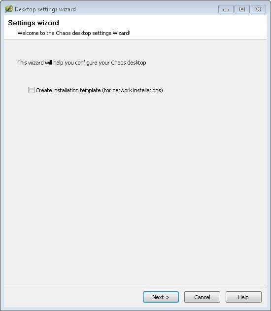 Generellt När installationen är klar går det att konfigurera den lokala installationen med hjälp av Desktop settings wizard.