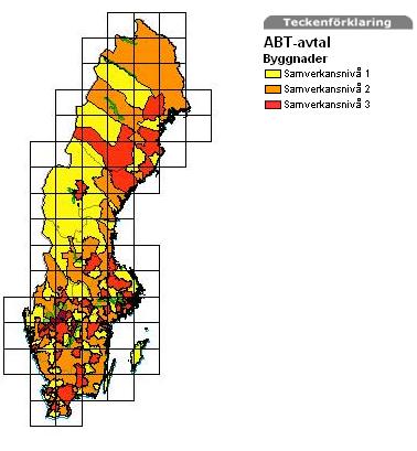 ABT avtal Lantmäteriet tecknar ABT avtal (Adresser, Byggnader och Topografi) med kommunerna.