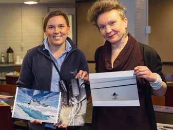 sjöbefälen SJÖLOG JULIA OLAUSSON ANSVARAR FÖR MÄSSDAGEN I sjöbefälen SJÖLOG JULIA OLAUSSON ANSVARAR FÖR MÄSSDAGEN I