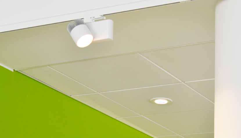 Spotlights Disponio Väldesignad spotlight med energieffektiv, utbytbar LED-modul Utbytbar LED-ljuskälla Liten, medium och stor spridningsvinkel Hög färgåtergivning Energieffektiv, upp till 103 lm/w