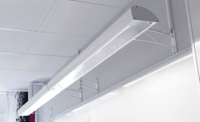 Interiör Znap LED Armatur för tavelbelysning Armatur för tavelbelysning som ger en perfekt arbetsmiljö Energieffektiv - upp till 102 lm/w (4000K) Enkel installation, inga verktyg behövs för att