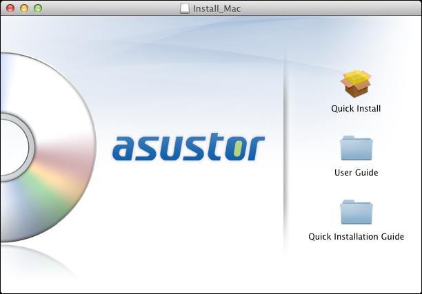 2. Installtionsguiden installerar ASUSTOR Control Center på datorn.