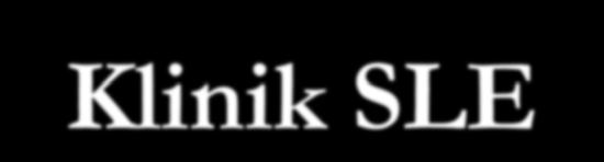 Klinik SLE-nefrit Varierande sjukdomsförlopp Milt förlopp eller snabb njurfunktionsnedsättning Mild proteinuri nefrotiskt syndrom Normal njurfunktion njurinsufficiens Ökad