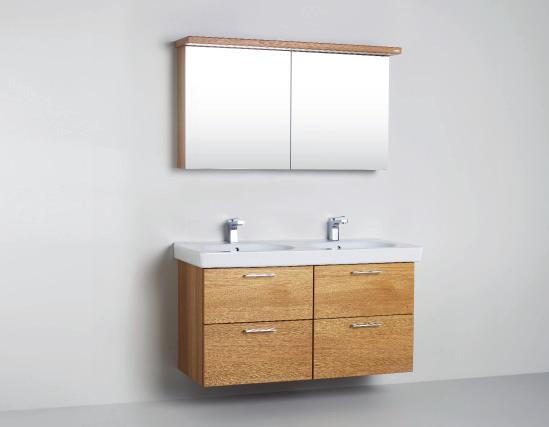 TIDY TVÄTTSTÄLLSPAKET 1270 Vitt, kulör, light wood eller ek. Skåp med dämpade fullutdragslådor. Prylfack ingår i lådan. Vattenlås ingår. Enkeltvättställ i porslin. Levereras monterat.