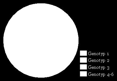 Figur 1. Genotypsfördelning i Sverige 2.2 Läkemedel mot hepatit C För tillfället finns åtta godkända läkemedel mot hepatit C.