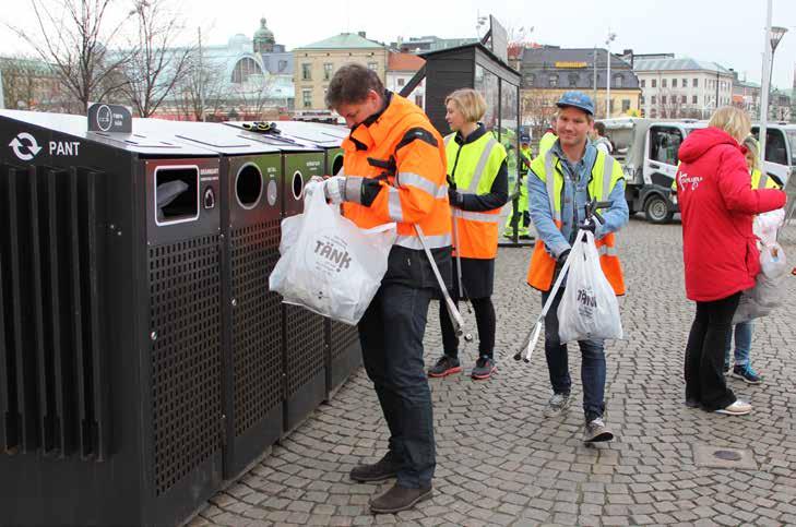 Driftsutveckling för en renare stad Projektet arbetar för att samordna olika aktörer kring städning och skötsel, samt för att utveckla nya och bättre metoder inom driften.