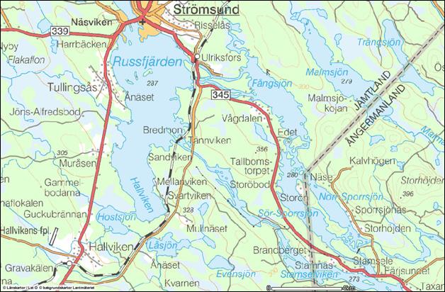 Inledning En ny förekomst av klådris Myriacaria germanica upptäcktes nyligen sydost om Strömsund, efter tips av en handläggare på Strömsunds kommun.