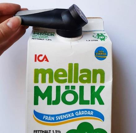 korrekta utseendet samt bidrar till lättast uthällning av mjölken.