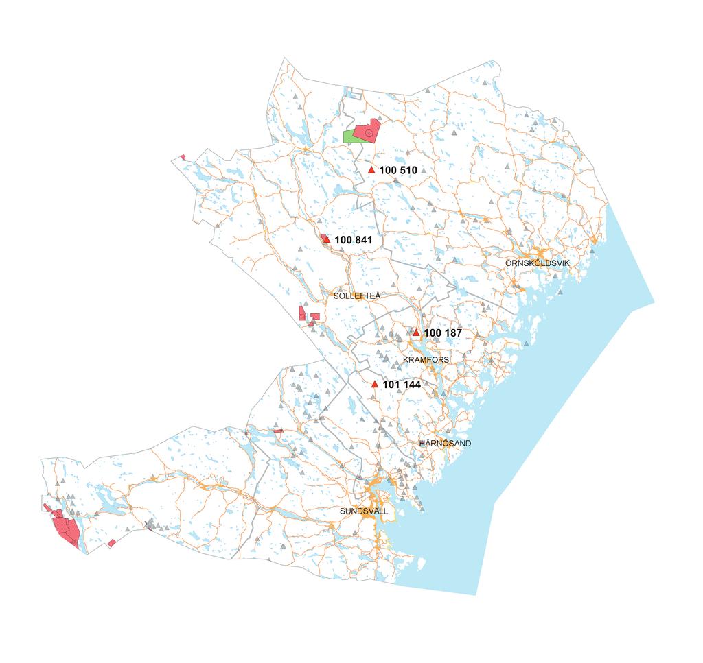 Mineralja ten Västernorrlands län