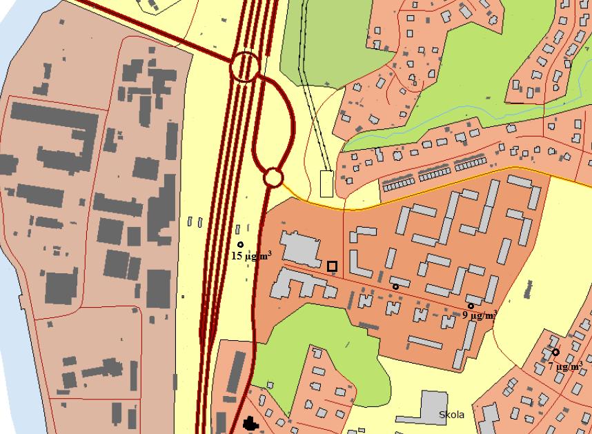 Figur 7. Resultat av de tre diffusionsprovtagarna som fick sitta kvar under hela provtagningstiden.