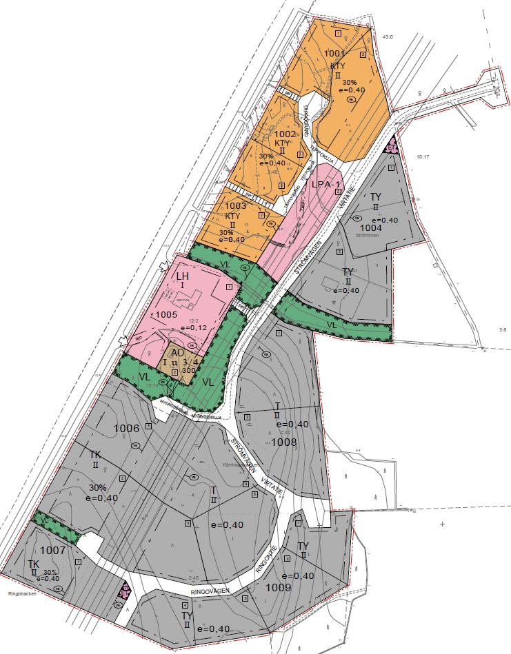 5. Lövö industriområde I Lövö finns ett detaljplanerat område för handel och industri. Området ligger i anslutning till riksväg 8. Området är nästan helt obebyggt.
