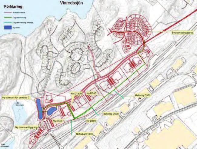 Med anläggande av industrigatan i Viared Norra föreslås busshållplatsen i Viareds Sommarstad flyttas till industrivägen i ett läge strax väster om Österbyn.