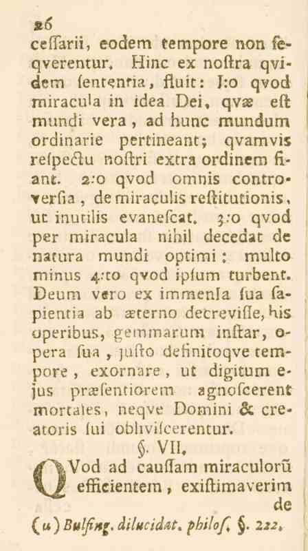 26 ceffarii, eodem tempore non feqverentur. Hinc ex noftra qvidem {ent«?
