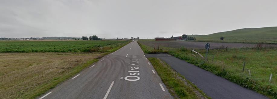 Ystads kommun Som kartan ovan visar är varken Östra kustvägen eller Österlenvägen, de gängse bilvägarna i relationen acceptabla på grund av hög sommardygnstrafik och höga hastigheter.
