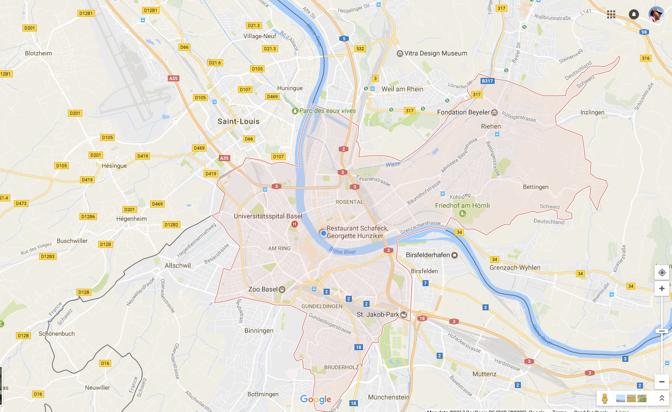 - Längst Rhen - Schweiz tredje största stad - Kantonen har ca 200 000