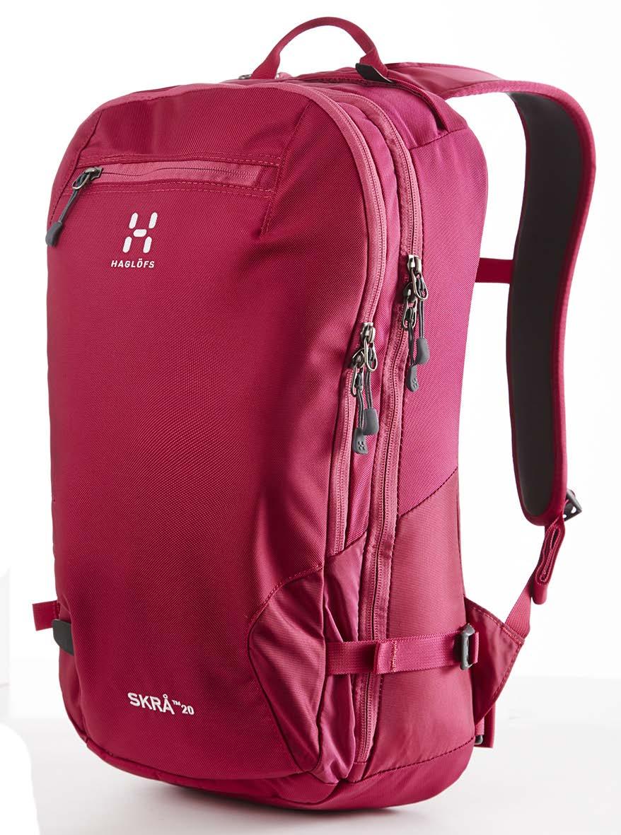 compatible Insulated hose sleeve on shoulder strap Safety whistle on chest strap Separate snow safety gear compartment on front Fleece lined goggle pocket on inside of front compartment Soft padded