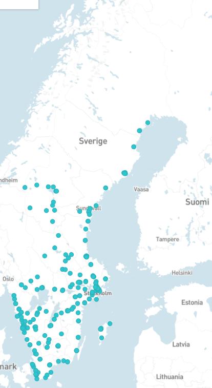 Elvägar inkluderas i