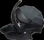 Det här babyskyddet kombinerar holländsk stil med skandinavisk säkerhet. Finns i färgerna Parrot blue, Elephant grey, Black och Hippo grey. Bilbarnstolsadaptern och i-size-basen säljs separat.