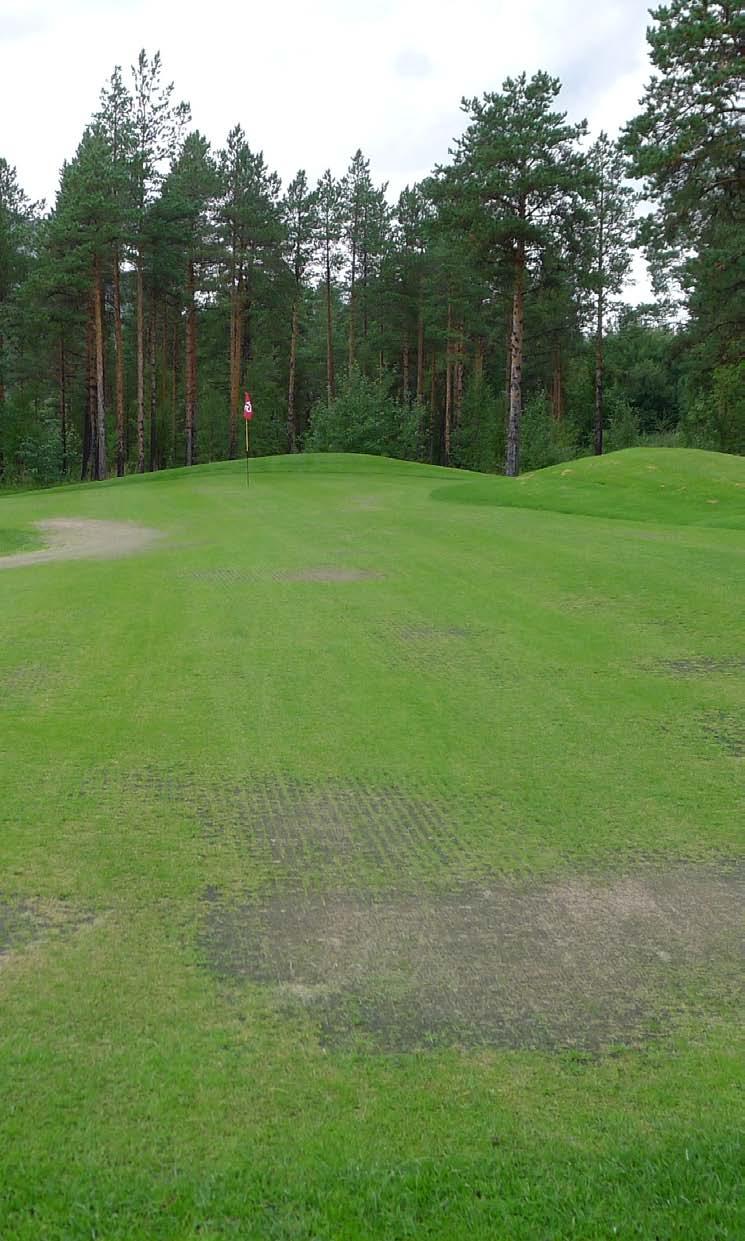 HANDBOOK TURF GRASS WINTER SURVIVAL ÅTERETABLERING efter vinterskador Introduktion Vinterskador kan förekomma på alla ytor på golfbanan, men generellt är gräs som klipps lågt mest utsatt.