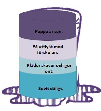 Det handlar om situationer och miljöer där omgivningens perspektiv/krav ställer högre krav på barnet än