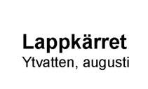 Den för sta prov tag ning en gjordes i augusti 1995. Konduktiviteten har varit 65-78 ms/m, med de högsta vär de na i maj. Al ka li nit eten är relativt hög, 110-290 mg/l (1,8-4,8 mekv/l).