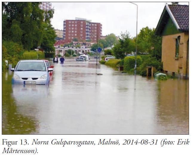 10 den 31/8 2014 Urbana skadekostnader för skyfall var år 2014: 1
