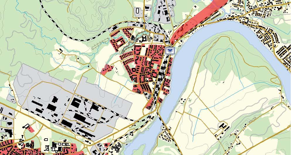 Dalabanan mot Borlänge Godsstråket mot Sala Krylbo 160 Dalälven f Dalabanan mot