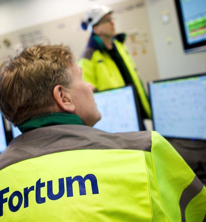 Fortum Värme i siffror Nyckeltal 2015 Omsättning 6 175 MSEK Rörelseresultat 1 610 MSEK Anställda cirka 700