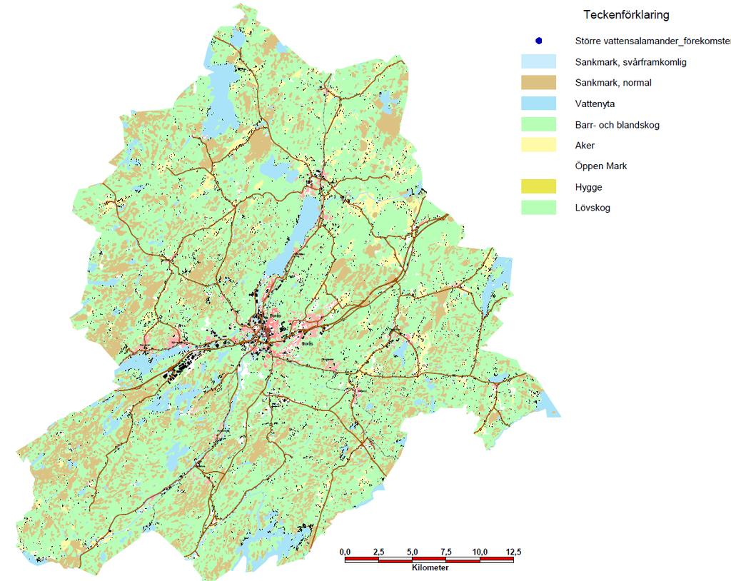 Beskrivning av området Borås kommun ligger i Västergötland och är en typisk skogs- och mellanbygd. Kommunen har en småkuperad terräng där bergskullar omväxlar med sprickdalar.