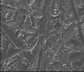 100μm 100μm 100μm Figur 8. SEM- bilder av typen SE över oexponerade prover. Från vänster till höger, 80 grit, 320 grit 1 μm. 5.