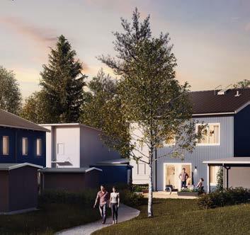bonava.se/altadalen Gröna trädgårdar och hus med plats för hela familjen INRAMAD AV GRÖNSKA I Ältadalen ligger husen fint grupperade längs lokalgator med trottoarer, inramade av grönskande häckar.