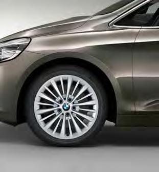 lättmetallfälgar för BMW 2-serie Active Tourer och Gran Tourer.