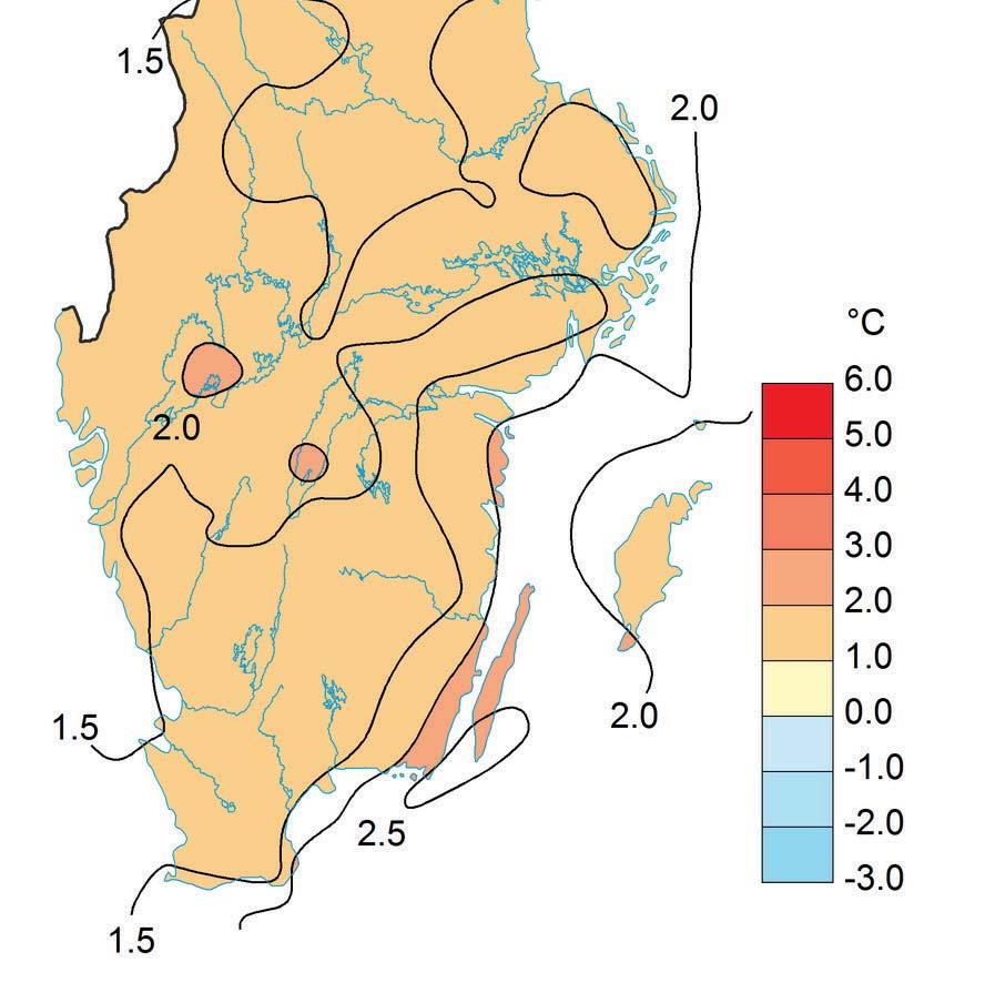 AVVIKELSE MEDELTEMPERATUR APRIL MÅNAD