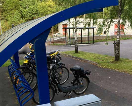 Uppdatera inventeringen som finns av befintliga cykelparkeringar Upprätta en cykelparkeringsplan 2016-2017-2018 Arbeta utifrån målet att handeln, arbetsplatser och skolor har attraktivt placerade och