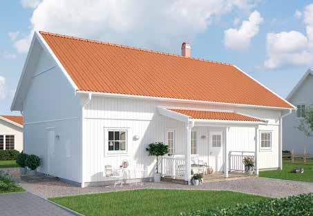 HUSFAKTA Villa Skärhamn går att köpa som både 1-plans och 2-planshus.