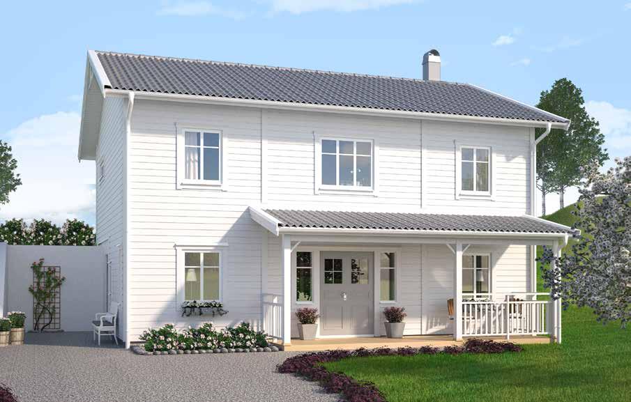 Villa Älvsåker är ett hus som är lättplacerat och funktionellt på små tomter.