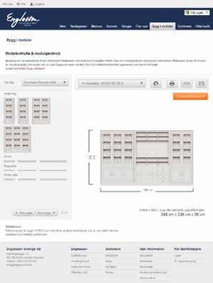 Modulsystem för alla behov Vill du ha full flexibilitet då har du hittat rätt! Englessons serier Stockholm och Hampton finns i modulsystem som byggbara bokhyllor och garderober.