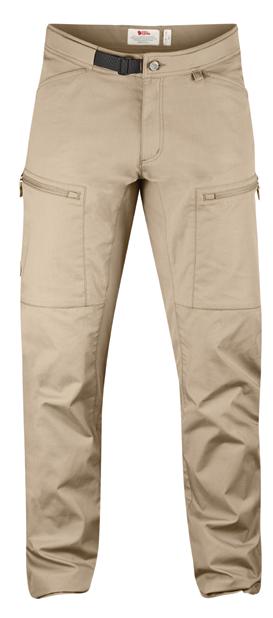 Fakta utrustning för varmt klimat Abisko Shade Trousers Abisko Shade Trousers är designade för varmt, soligt klimat och förmodligen Fjällrävens luftigaste friluftsbyxor någonsin.