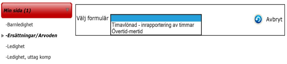 2 Fyll i From och Tom, dvs. datumintervallet för ledigheten. 3 Fyll i ledighetens omfattning mellan 1-100 % i fältet Omf. 4 Klicka på Lägg till.